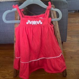 Baby Gap Red Sleeveless Dress